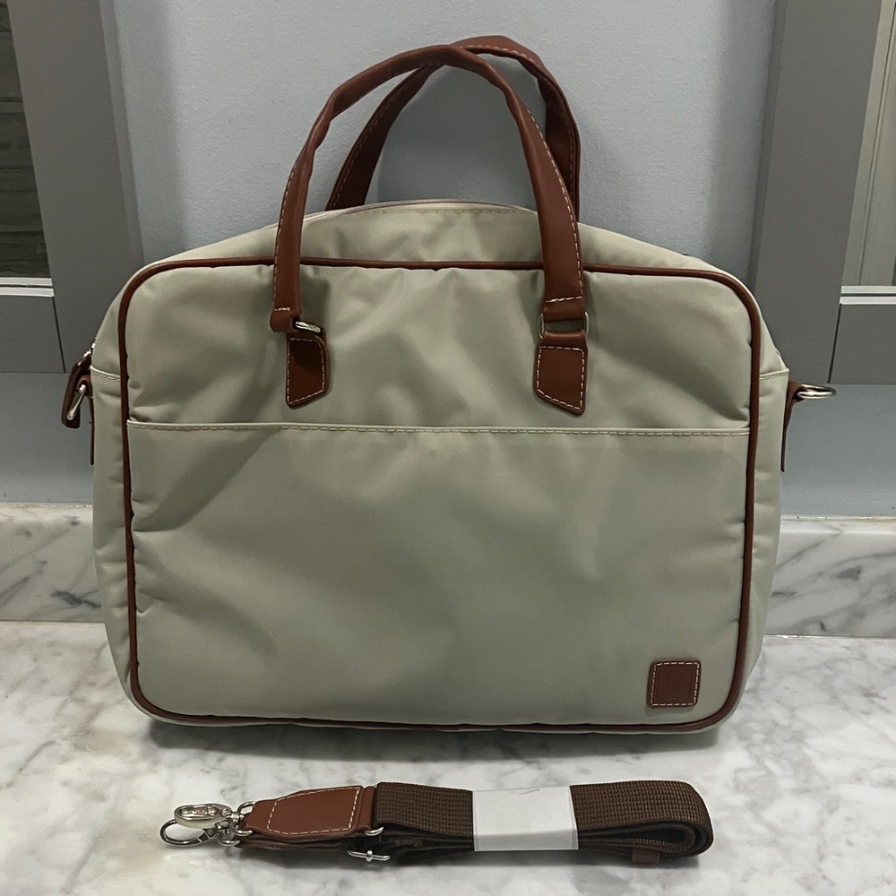 Longvoyage Laptop computer bag with adjustable shoulder strap, convertible bag